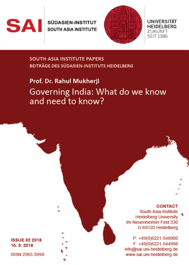 Title Image South Asia Institute Paper Nr. 5